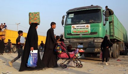 بازگشت زائران حسینی از کربلا