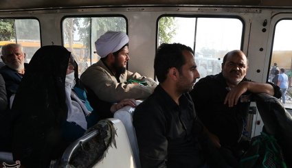 بازگشت زائران حسینی از کربلا