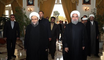 تصاویر جلسه سران سه قوه