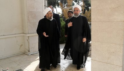 تصاویر جلسه سران سه قوه
