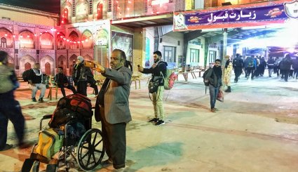 بازگشت زائران اربعین حسینی از مرز مهران + تصاویر
