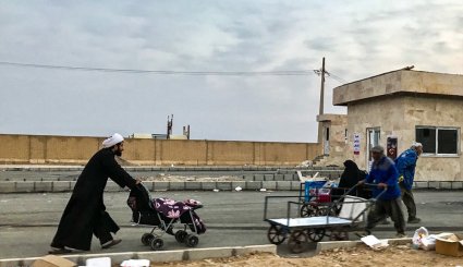 بازگشت زائران اربعین حسینی از مرز مهران + تصاویر