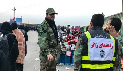 بازگشت زائران اربعین حسینی از مرز مهران + تصاویر