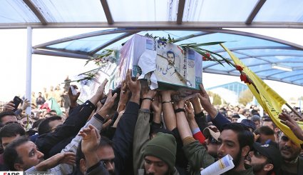 استقبال از پیکر شهید مدافع حرم وحید فرهنگی