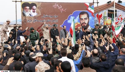 استقبال از پیکر شهید مدافع حرم وحید فرهنگی