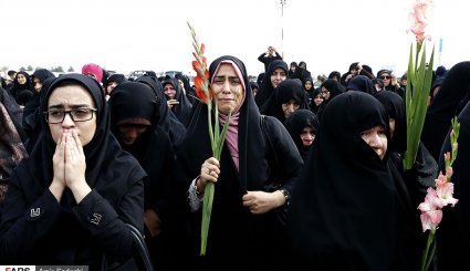 استقبال از پیکر شهید مدافع حرم وحید فرهنگی