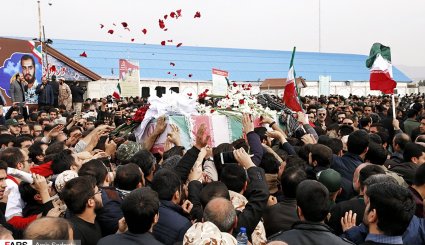 استقبال از پیکر شهید مدافع حرم وحید فرهنگی