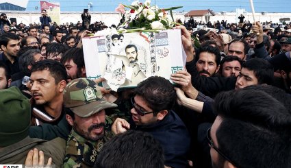 استقبال از پیکر شهید مدافع حرم وحید فرهنگی