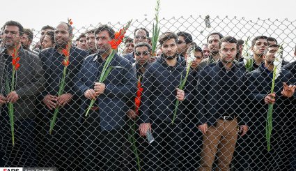استقبال از پیکر شهید مدافع حرم وحید فرهنگی