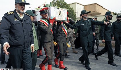 استقبال از پیکر شهید مدافع حرم وحید فرهنگی