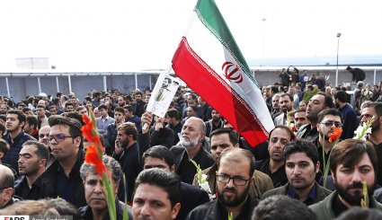 استقبال از پیکر شهید مدافع حرم وحید فرهنگی