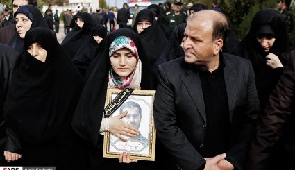 استقبال از پیکر شهید مدافع حرم وحید فرهنگی