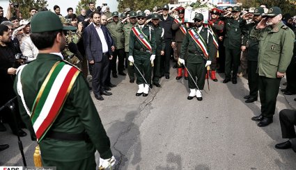 استقبال از پیکر شهید مدافع حرم وحید فرهنگی
