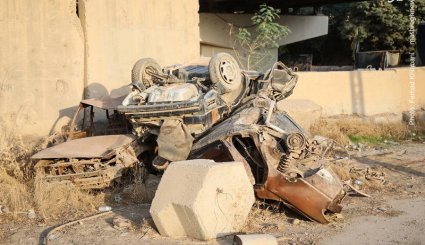 کاخ صدام پس از فرار داعش