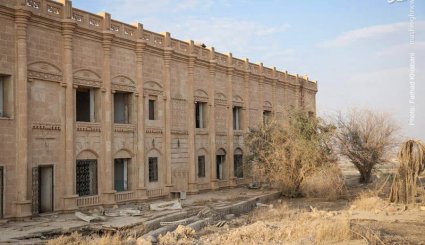 کاخ صدام پس از فرار داعش