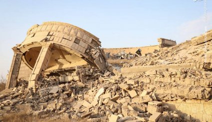 کاخ صدام پس از فرار داعش