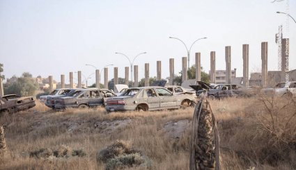 کاخ صدام پس از فرار داعش