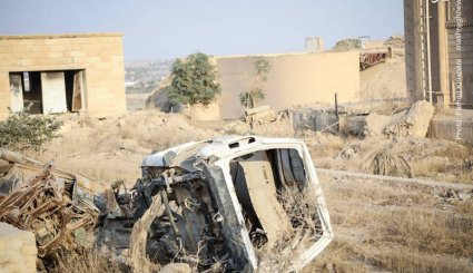 کاخ صدام پس از فرار داعش
