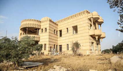 کاخ صدام پس از فرار داعش
