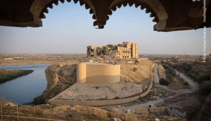 کاخ صدام پس از فرار داعش