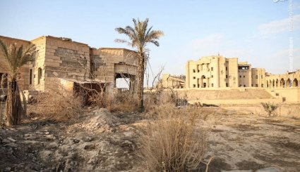 کاخ صدام پس از فرار داعش