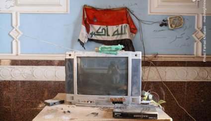 کاخ صدام پس از فرار داعش