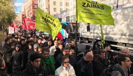 تصاویر/ برگزاری راهپیمایی اربعین حسینی (ع) در لندن