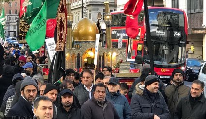 تصاویر/ برگزاری راهپیمایی اربعین حسینی (ع) در لندن