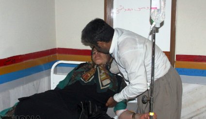 امداد رسانی به مصدومان زلزله در قصرشیرین