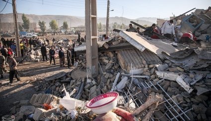مصدومان و جانباختگان زلزله در سرپل‌ذهاب