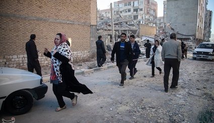 مصدومان و جانباختگان زلزله در سرپل‌ذهاب