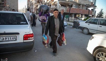 مصدومان و جانباختگان زلزله در سرپل‌ذهاب