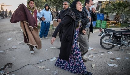 مصدومان و جانباختگان زلزله در سرپل‌ذهاب