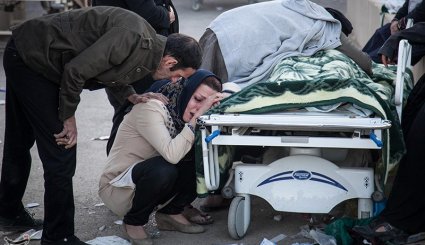 مصدومان و جانباختگان زلزله در سرپل‌ذهاب