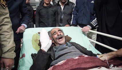 مصدومان و جانباختگان زلزله در سرپل‌ذهاب