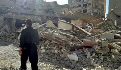 زلزله کرمانشاه / خسارات وارده به مسکن مهر سرپل ذهاب + تصاویر
