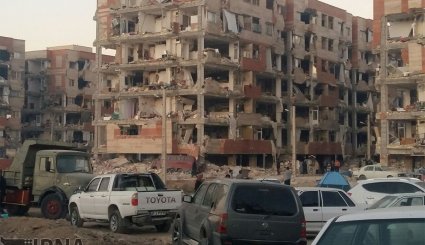 زلزله کرمانشاه / خسارات وارده به مسکن مهر سرپل ذهاب + تصاویر