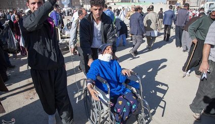 امداد رسانی به مصدومان زلزله در سرپل‌ذهاب + تصاویر