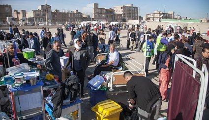 امداد رسانی به مصدومان زلزله در سرپل‌ذهاب + تصاویر
