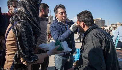 امداد رسانی به مصدومان زلزله در سرپل‌ذهاب + تصاویر