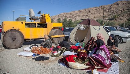 امداد رسانی به مصدومان زلزله در سرپل‌ذهاب + تصاویر