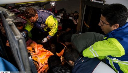 اعزام مجروحان زلزله کرمانشاه به تهران