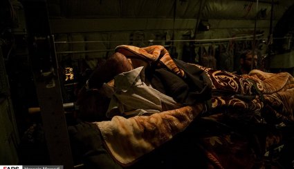 اعزام مجروحان زلزله کرمانشاه به تهران