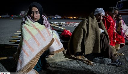 اعزام مجروحان زلزله کرمانشاه به تهران