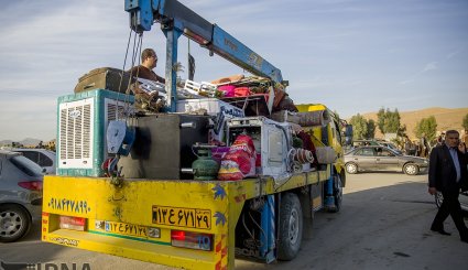 امداد رسانی و آواربرداری در منطقه زلزله زده سرپل ذهاب