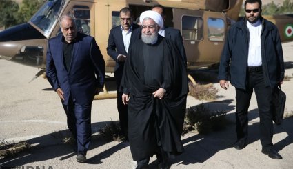 سفر روحانی به مناطق زلزله زده کرمانشاه