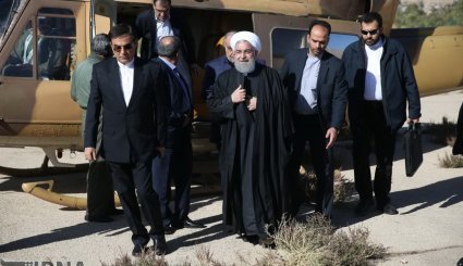 سفر روحانی به مناطق زلزله زده کرمانشاه