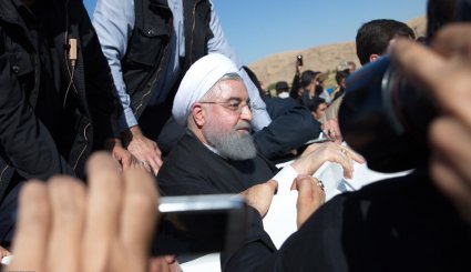 سفر روحانی به مناطق زلزله زده کرمانشاه