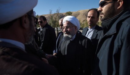 سفر روحانی به مناطق زلزله زده کرمانشاه