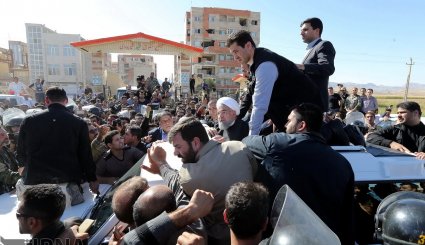 سفر روحانی به مناطق زلزله زده کرمانشاه
